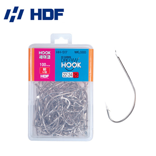 [해동] HH-517 드림훅 세이코 니켈 100 (덕용)